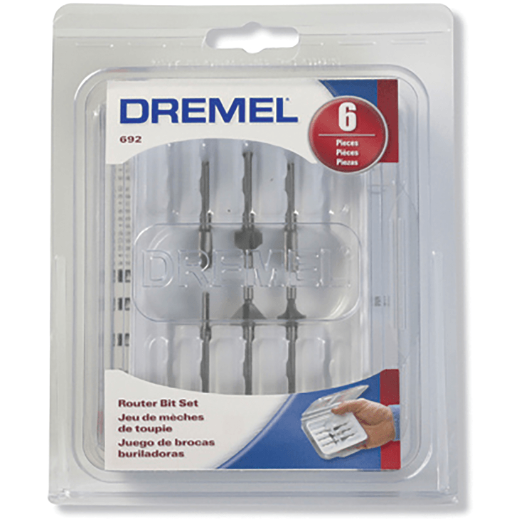 DREMEL®木工铣刀附件套装（6件）